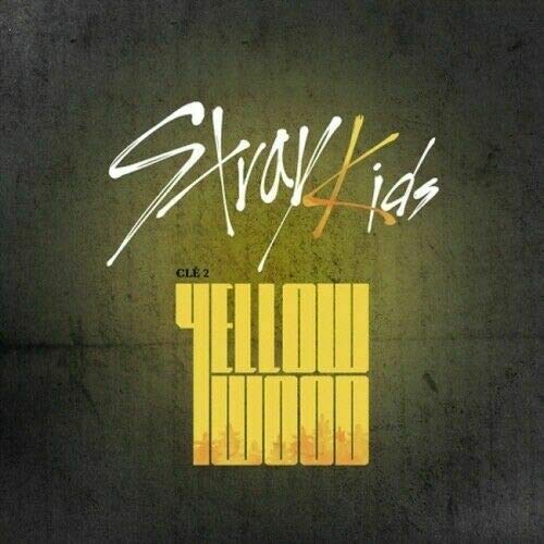 STRAY KIDS - [Cle 2:Yellow Wood Special Album Normal Yellow Wood Ver CD+1p Poster+PhotoBook+3p QR PhotoCard+Extra PhotoCard Set+Tracking K-POP Sealed von Stray Kids