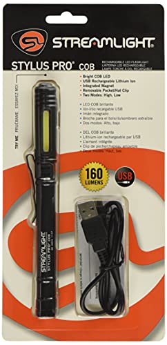 Streamlight Stylus Pro COB with 19" USB cord-Clam-Blk von Streamlight