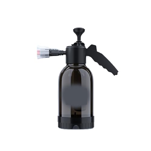 STREAMVOY Elektrische Autowaschschaumkanone Sprüher mit einstellbarer Düse & Verriegelungsschalter für Hochdruckreiniger, 1L Flasche für Schnee & Reinigungsmittel (2L manueller Schaumsprüher (W) von STREAMVOY