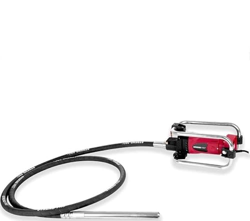 STREND PRO Betonrüttler Flaschenrüttler 2300 W | Innenrüttler | Rüttelflasche | Rüttelkopf 4 m Kabel Betonverdichter | Elektrisch | flexible Welle | Dauerbetrieb von STREND PRO