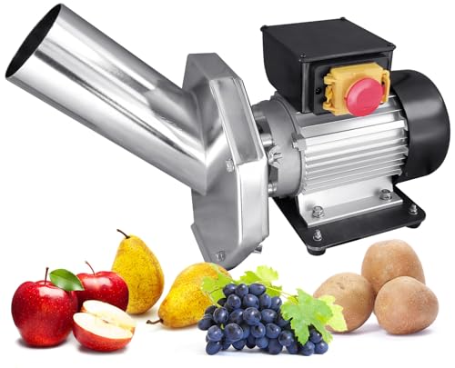STREND PRO Obsthäcksler Edelstahl mit 550W/1400rpm motor - Obsthäcksler Elektrisch fur Kartoffeln/Obst und Beerenmühle - Rübenmühle/Obstmühle Elektrisch für müheloses Hacken - Obstmühle Edelstahl STREND PRO Obsthäcksler Edelstahl mit 550W/1400rpm motor - Obsthäcksler Elektrisch fur Kartoffeln/Obst und Beerenmühle - Rübenmühle/Obstmühle Elektrisch für müheloses Hacken - Obstmühle Edelstahl von STREND PRO