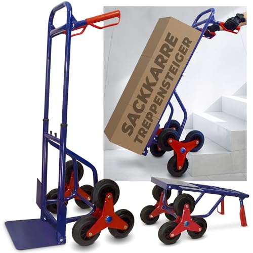 STREND PRO Treppen Sackkarre Klappbar 200kg | Sackkarre Treppensteiger Faltbar mit Vollgummireifen | Kleine Transportkarre für Treppentransporte und Umzüge | Waschmaschine Transporthilfe STREND PRO Treppen Sackkarre Klappbar 200kg | Sackkarre Treppensteiger Faltbar mit Vollgummireifen | Kleine Transportkarre für Treppentransporte und Umzüge | Waschmaschine Transporthilfe von STREND PRO