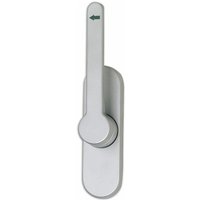 Türtreibriegel aufliegend Pfeil, rund, links, Hub 25 mm, silber eloxiert Türtreibriegel aufliegend Pfeil, rund, links, Hub 25 mm, silber eloxiert von STRENGER