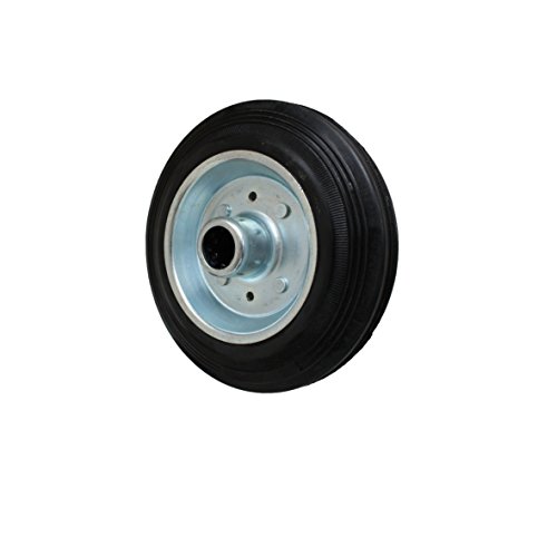 160 mm Vollgummirad Rad für Transportrollen Lenkrollen Transportgeräterad von STRICKER-ROLLEN