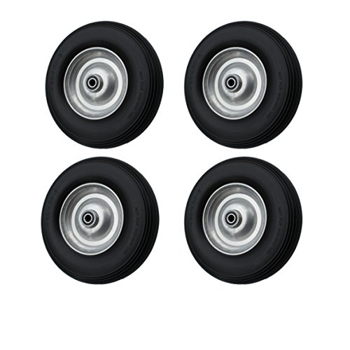 4 Stück Rad 4.80/4.00-8 PU Schubkarrenrad Stahlfelge Achse 25 mm Pannensicher Vollgummi TOP! 4 Stück Rad 4.80/4.00-8 PU Schubkarrenrad Stahlfelge Achse 25 mm Pannensicher Vollgummi TOP! von STRICKER-ROLLEN