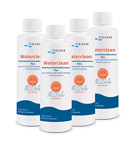 4x Mehrbereichs Wasserbett Konditionierer Plus je 250ml Stricker Chemie von STRICKER