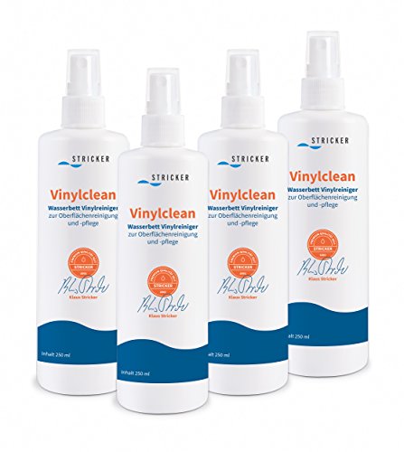 Stricker Chemie Vinylclean Vinylreiniger 250ml für Wasserbetten (4er Pack) von STRICKER