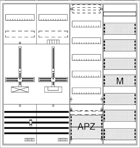 STRIEBEL & JOHN Komplettschrank Dreipunkt A47 1Z1S1V7M1A DA47GE von STRIEBEL & JOHN