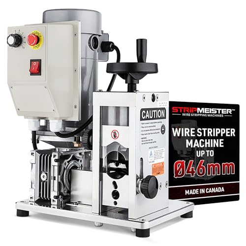 StripMeister E1000 Abisoliermaschine – Kabelgröße bis Ø46mm, störungsfrei, industriegeeigneter Kabelabzieher, Abzugsstärke über 50 lbs StripMeister E1000 Abisoliermaschine – Kabelgröße bis Ø46mm, störungsfrei, industriegeeigneter Kabelabzieher, Abzugsstärke über 50 lbs von STRIPMEISTER