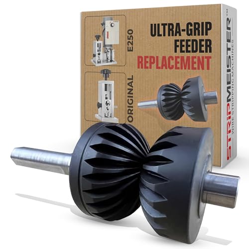 StripMeister Original und E250 Ersatz Vorschubwelle - Ultra-Grip Ersatz Vorschubwelle, Welle- und Schaftmontage-Ersatzkit für StripMeister, Einfache Ersatzteile zum Abisolieren von Drähten. StripMeister Original und E250 Ersatz Vorschubwelle - Ultra-Grip Ersatz Vorschubwelle, Welle- und Schaftmontage-Ersatzkit für StripMeister, Einfache Ersatzteile zum Abisolieren von Drähten. von STRIPMEISTER