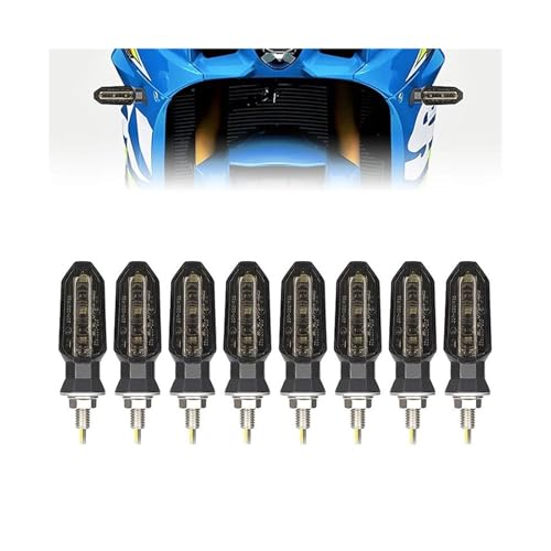 STRIVING BIRD Für H&onda Für CBR500R CBR650F CB500X CRF250L MSX125 Spezielle Motorradscheinwerfer Wasserdicht Stoßfest Und Langlebig Motorradscheinwerfer(8X Smoke Shell) von STRIVING BIRD