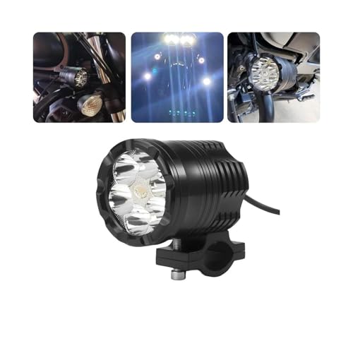 STRIVING BIRD Für H&onda Für NC 700S Shadow VT750 CRF 450 CB400 SF PCX 125 VTX 1800 Spezielle Motorradscheinwerfer Wasserdicht Stoßfest Und Langlebig Motorradscheinwerfer(1 Light) von STRIVING BIRD