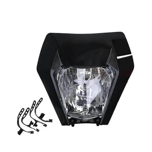 STRIVING BIRD Für K&TM Für EXC EXCF SXF SX XC XCF XCW XCFW 125 150 250 350 450 530 Spezielle Motorradscheinwerfer Wasserdicht Stoßfest Und Langlebig Motorradscheinwerfer(Headlamp Shade Black) von STRIVING BIRD