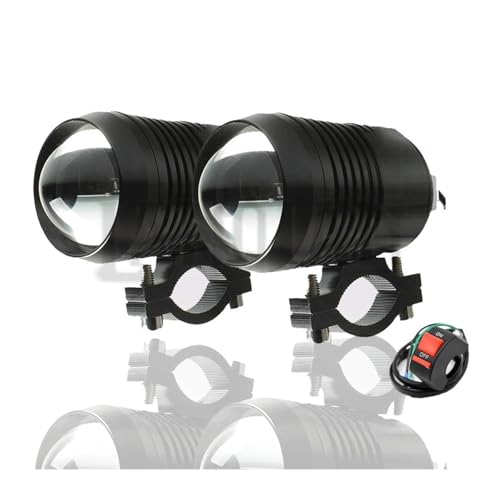 STRIVING BIRD Für Y&amaha Für TDM 850 900 TDR250 XT1200Z XT660Z 125W 12v U5 Spezielle Motorrad Scheinwerfer Wasserdicht Stoßfest Und Langlebig Motorradscheinwerfer(B Two Pieces) von STRIVING BIRD
