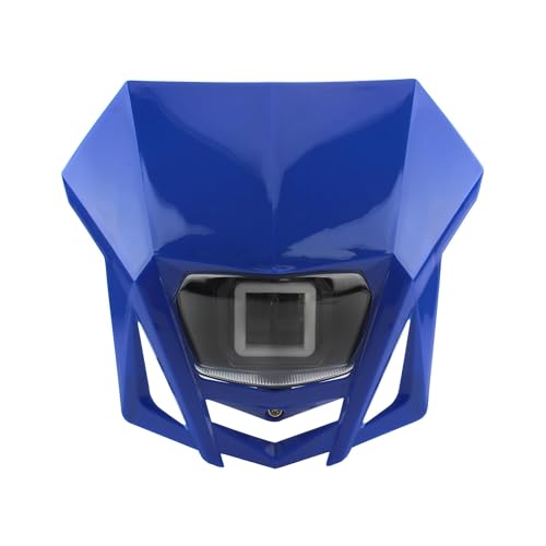 STRIVING BIRD Für Y&amaha Super-helle Motorrad-Scheinwerfer Energiesparende Und Stromsparende Einfache Umschaltung Zwischen Fernlicht Und Abblendlicht Motorradscheinwerfer(Blue) von STRIVING BIRD
