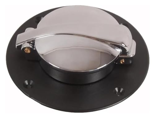 Zündschalter Für BMW K100 K100LT K100RS Key Lock Kit Motorradzubehör Kraftstofftank Benzinabdeckung Keyless Tankdeckel Gas(Black Gloss Silver) von STRJUS