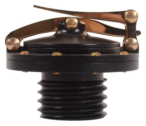 Zündschalter Für BMW R45 R60 R75 R80 90S R90 100R R100 Key Lock Kit Motorrad Teile Gas Abdeckung Kraftstoff Tank Kappe(Black- Silver) von STRJUS