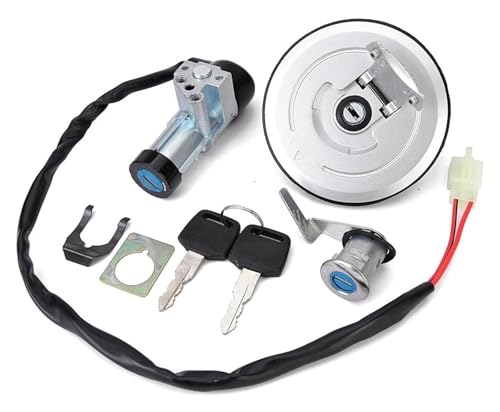 Zündschalter Für CBF125 Für CBF 125 2009-2013 Ersatz Accessorries Key Lock Kit Kraftstoff Gas Kappe Zündung Schalter Sitz Mit von STRJUS