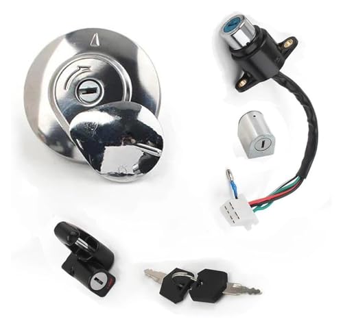 Zündschalter Für CMX250 Für Rebel 1985-2015 Für CA125 1995-1999 Kraftstoff Gas Tank Cover Lock Key Kit Motorrad Zündung Schalter von STRJUS