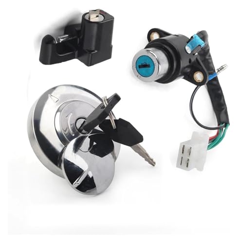 Zündschalter Für CMX250 Für Rebel 1985-2015 Key Lock Kit Motorrad Zündschloss Kraftstoff Gas Tank Cover Ersatz Accessorries Zündschalter Für CMX250 Für Rebel 1985-2015 Key Lock Kit Motorrad Zündschloss Kraftstoff Gas Tank Cover Ersatz Accessorries von STRJUS
