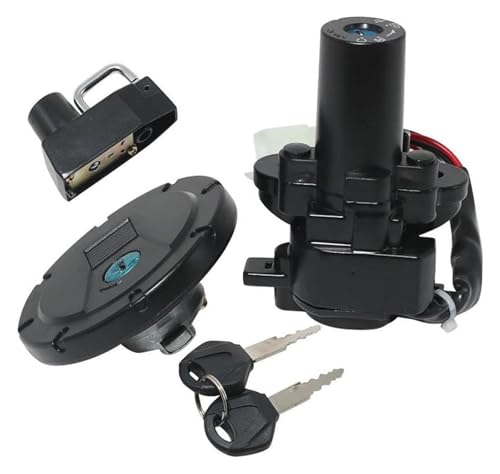 Zündschalter Für KLX250 Für D-Tracker 2001-2014 KLX250SF 2009-2010 Key Lock Kit Zündschloss Motorrad Kraftstofftankdeckel Schlüssel von STRJUS
