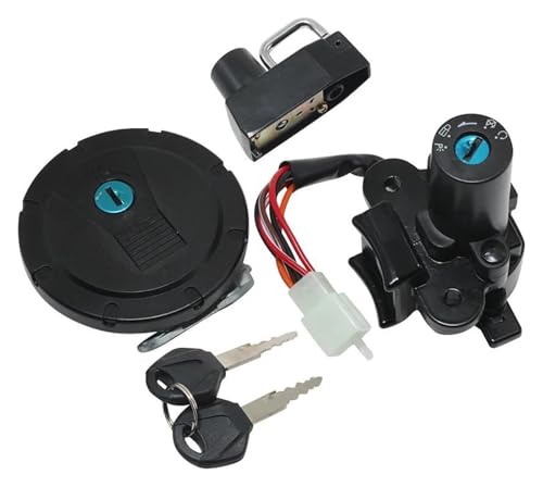 Zündschalter Für KLX250 Für D-Tracker 2001-2014 Kraftstoff Gas Tank Abdeckung Teile Key Lock Kit Motorrad Zündung Schalter von STRJUS