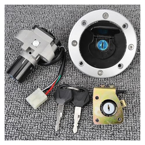 Zündschalter Für Suz&uki Für GSF250 Für Bandit 250 77A VS/S 1997-2000 Key Lock Kit Motorrad Zündschloss Kraftstoff Gas Tank Abdeckung von STRJUS
