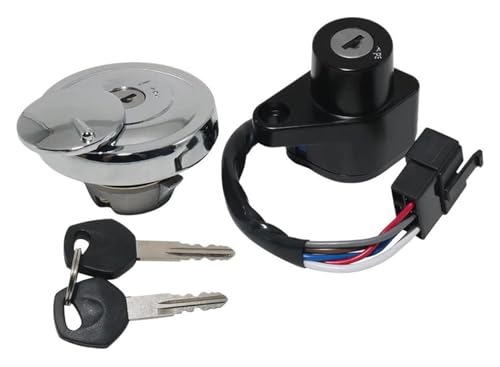 Zündschalter Für VN900 Für Vulcan 900 Custom 2007-2022 Ersatz Accessorries Lock Kit Zündschalter Motorrad Kraftstoff Tank Deckel Schlüssel Zündschalter Für VN900 Für Vulcan 900 Custom 2007-2022 Ersatz Accessorries Lock Kit Zündschalter Motorrad Kraftstoff Tank Deckel Schlüssel von STRJUS