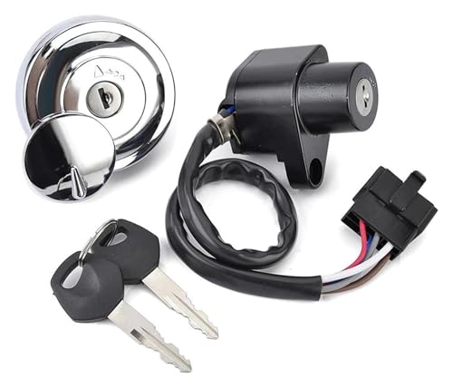 Zündschalter Für VN900 Für Vulcan 900 Für Custom 2007-2022 Motorrad-Zündschalter Kraftstofftankdeckel Schlossschlüsselsatz Zubehörteile Ersatz Zündschalter Für VN900 Für Vulcan 900 Für Custom 2007-2022 Motorrad-Zündschalter Kraftstofftankdeckel Schlossschlüsselsatz Zubehörteile Ersatz von STRJUS