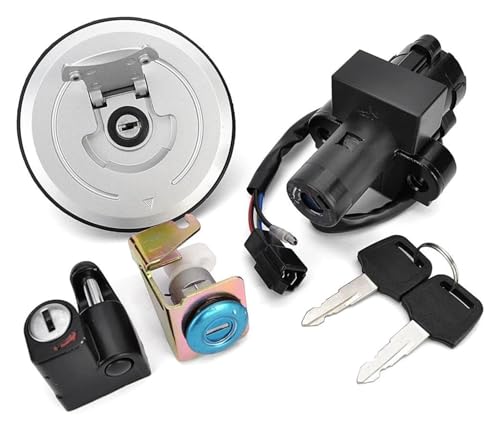 Zündschalter Für VTR250 Für VTR 250 Für MC33 1998-2007 Key Lock Kit Zündschloss Sitz Mit Kraftstoff Gas Kappe von STRJUS