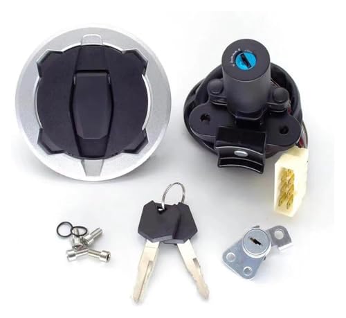 Zündschalter Für Versys-X300 Für KLE300 2017 Kraftstoff Gas Kappe Sitz Lock Key Set Kit Motorrad Accessorries Zündung Schalter von STRJUS