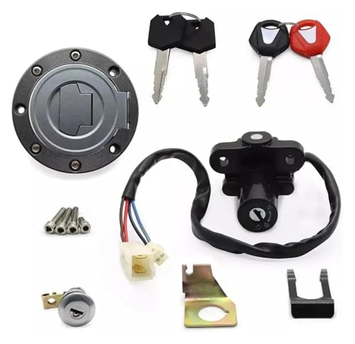 Zündschalter Für Y&amaha YZF R1 2002-2003 2007-2022 R6 2004 2006-2022 FZ6 Motorrad-Zündschalter Kraftstofftankschloss-Schlüsselsatz Zündschalter Für Y&amaha YZF R1 2002-2003 2007-2022 R6 2004 2006-2022 FZ6 Motorrad-Zündschalter Kraftstofftankschloss-Schlüsselsatz von STRJUS