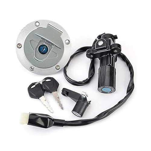 Zündschalter Für YZF Für R3 Für R25 Für YZF-R3 Für YZF-R25 2015-2018 Zündschalter Tankdeckel Sitzschloss Set Motorrad von STRJUS