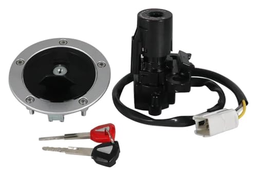 Zündschalter Für ZX1400 Für Ninja ZX14R 2012-2017 Kraftstoff Tank Schloss Motorrad Zündschlüssel Kit von STRJUS