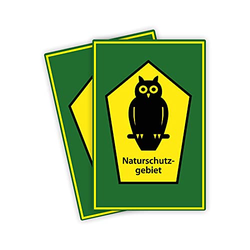 2 Stück XXL Naturschutzgebiet Schild 30 x 40 cm aus stabiler PVC Hartschaumplatte 5mm mit UV-Schutz von STROBO 2 Stück XXL Naturschutzgebiet Schild 30 x 40 cm aus stabiler PVC Hartschaumplatte 5mm mit UV-Schutz von STROBO von STROBO