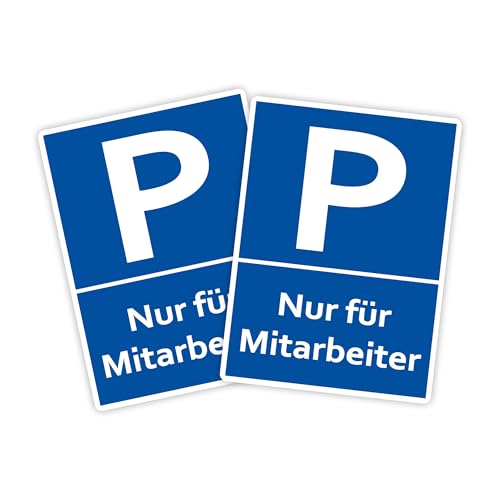 2 Stück XXL Parkplatz nur für Mitarbeiter Schild 30 x 40cm Mitarbeiterparkplatz aus stabiler PVC Hartschaumplatte 5mm mit UV-Schutz von STROBO 2 Stück XXL Parkplatz nur für Mitarbeiter Schild 30 x 40cm Mitarbeiterparkplatz aus stabiler PVC Hartschaumplatte 5mm mit UV-Schutz von STROBO von STROBO