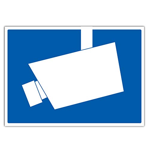 5 Stück Videoüberwachung nach DIN 33450 Premium Aufkleber dieser Bereich wird videoüberwacht Hinweiszeichen in A4 | 21 x 29,7cm Sticker mit UV Schutz für Außen-und Innenbereich 5 Stück Videoüberwachung nach DIN 33450 Premium Aufkleber dieser Bereich wird videoüberwacht Hinweiszeichen in A4 | 21 x 29,7cm Sticker mit UV Schutz für Außen-und Innenbereich von STROBO