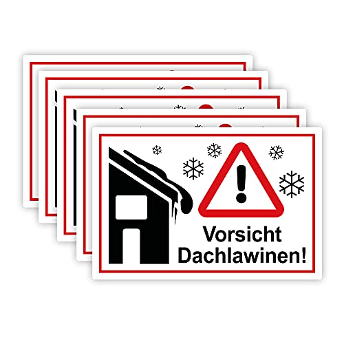 5 Stück Vorsicht ! Dachlawinen Schild 20 x 30 cm aus stabiler PVC Hartschaumplatte 3mm mit UV-Schutz von STROBO 5 Stück Vorsicht ! Dachlawinen Schild 20 x 30 cm aus stabiler PVC Hartschaumplatte 3mm mit UV-Schutz von STROBO von STROBO