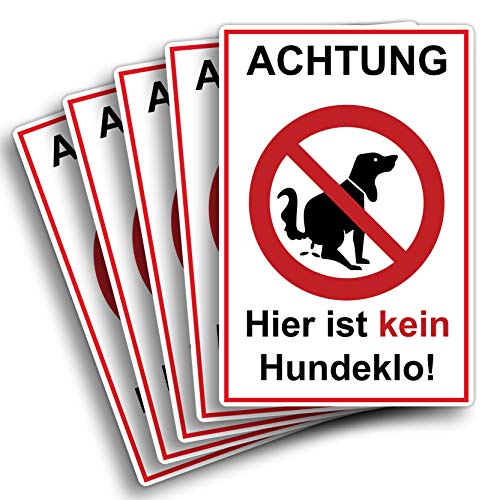 5 Stück XXL Achtung hier ist kein Hundeklo ! Schild 30 x 40 cm aus stabiler PVC Hartschaumplatte 5 mm keine Hundetoilette mit UV-Schutz von STROBO 5 Stück XXL Achtung hier ist kein Hundeklo ! Schild 30 x 40 cm aus stabiler PVC Hartschaumplatte 5 mm keine Hundetoilette mit UV-Schutz von STROBO von STROBO