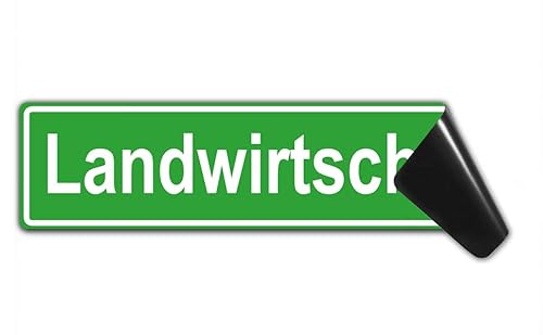 Landwirtschaft als Magnet 32 x 8 cm Magnetfolie UV Schutz von STROBO