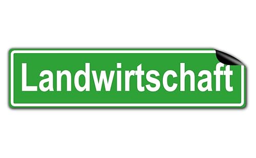 Landwirtschaft als Magnet 32 x 8 cm Magnetfolie UV Schutz von STROBO