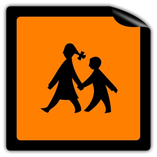 Schulbusschild Magnet Schulbus 20x20cm Warntafel Schülertransport Magnetschild Schild Auto Warnschild Schulbustafel von STROBO von STROBO