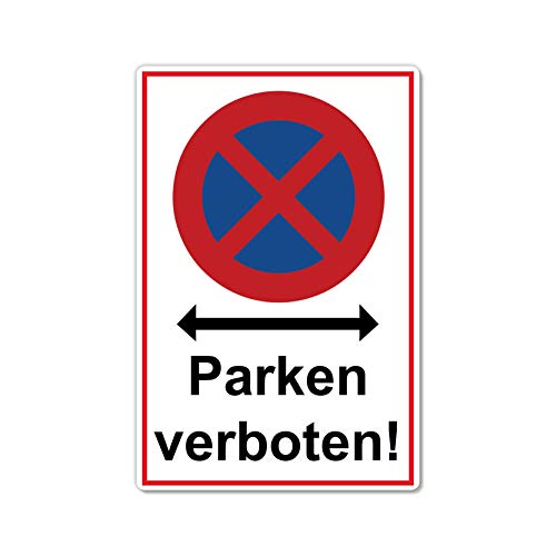 XXL Absolutes Halteverbot Schild 40 x 30 cm Alu 3mm Alu-Dibond stabile Aluminiumverbundplatte mit UV-Schutz von STROBO XXL Absolutes Halteverbot Schild 40 x 30 cm Alu 3mm Alu-Dibond stabile Aluminiumverbundplatte mit UV-Schutz von STROBO von STROBO