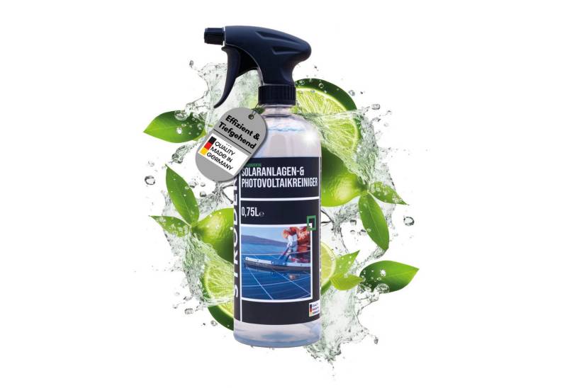 STRÖDER Photovoltaik Reiniger I Solaranlagen Reiniger, Solarpanel Reiniger Flüssigreiniger (Set, [- 1x 750ml Sprühflasche inkl. Sprühkopf für 10m² Fläche Hohe Wirksamkeit, Materialfreundlichkeit, Effektiv) von STRÖDER