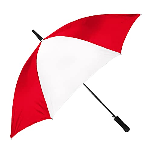 The City Slicker Regenschirm mit automatischer Öffnung, winddicht, lang, klassisch, stark, dick, Fiberglas, wasserdicht, für Regen, robuster Reise-Regenschirm mit Tragetasche für Damen und Herren, von STROMBERGBRAND UMBRELLAS