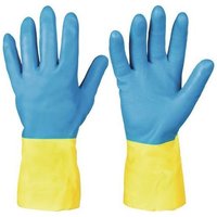 Stronghand - Chemikalienhandschuhe Kenora Größe 11 blau/gelb en 388, en 374 PSA-Kategorie iii von STRONGHAND