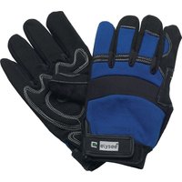 Kunstlederhandschuhe Master Gr.10 schwarz/blau Kunstleder von Elysee