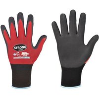 Stronghand - Handschuhe precisor Größe 10 rot/schwarz en 420, en 388 PSA-Kategorie ii von STRONGHAND