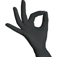 Stronghand - shatin ® Handschuhe 0436 Gr.: 08 h Nitril, Schwarz, Puderfrei, lebens von STRONGHAND