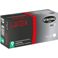 Stronghand - colombo, Einweg-Lebensmittelhandschuhe, geprüft, Gr.10 Latex, ungepudert, von STRONGHAND